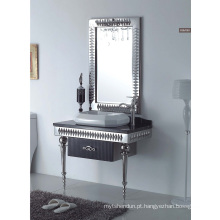 Armário de banheiro Nova Moda Embossment Gabinete Design Banheiro Vanity Banheiro Móveis Banheiro Espelhado Gabinete (YB-855)